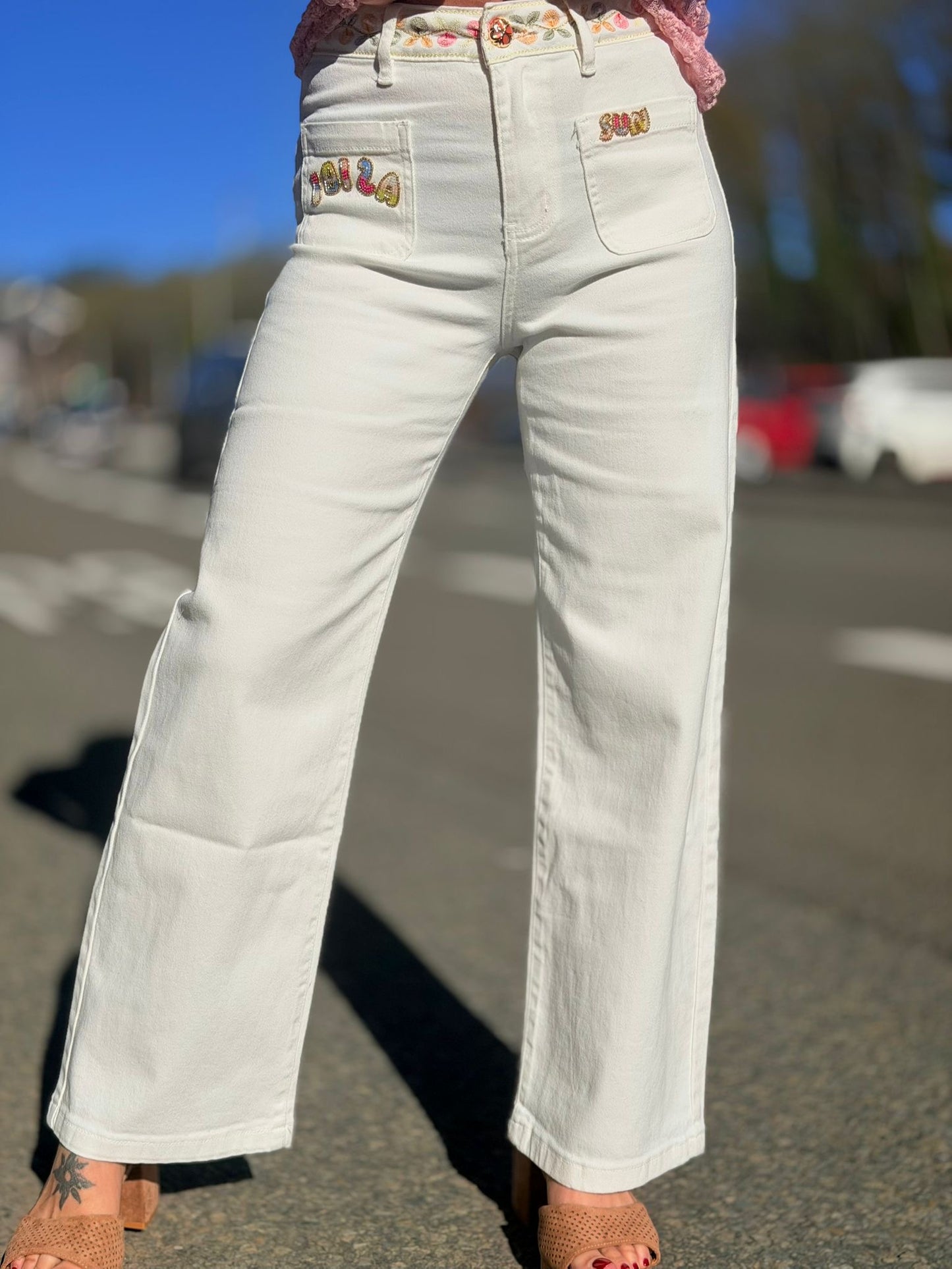 Pantalon "Ibiza" Blanc