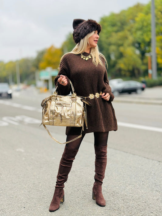 Robe pull « CHOCO »