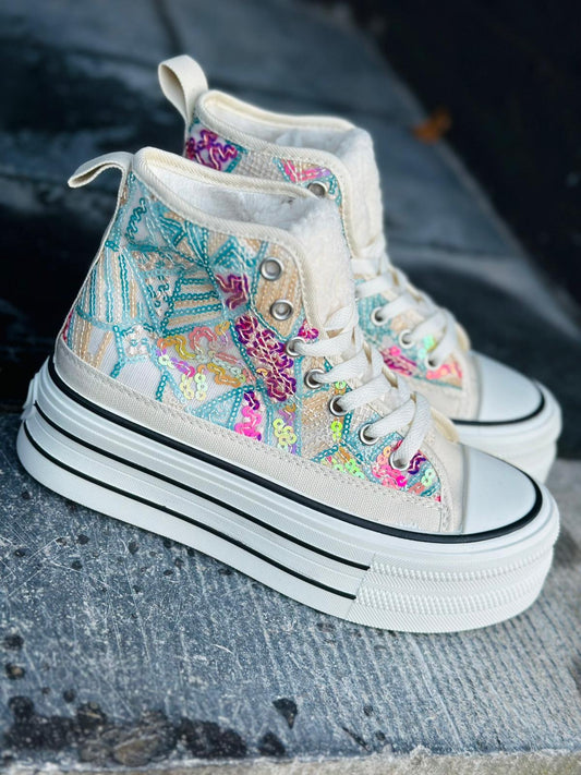Sneakers «  NALA » BLANCHE