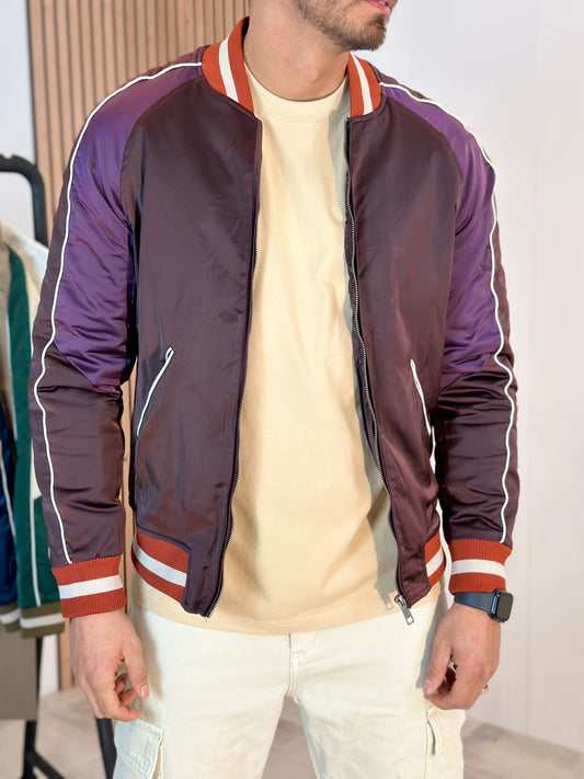 BOMBER MALO POURPRE