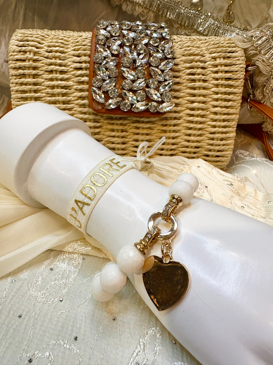 Bracelet " LOVE " Blanc