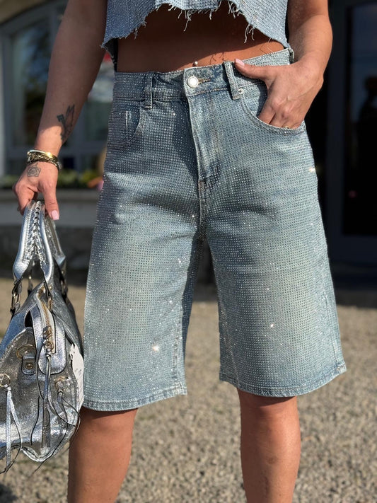 Bermuda « STAR »jeans bleu
