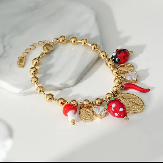 BRACELET COCCINELLE