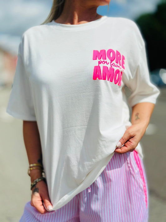 Tee-shirts « AMOR » BLANC