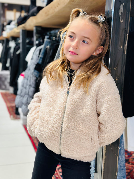 VESTE TEDDY BEIGE