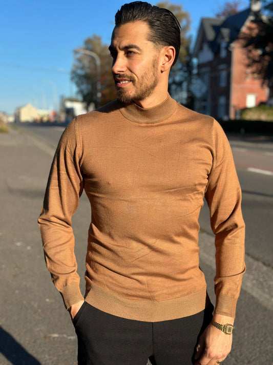 PULL COL MONTANT CAMEL