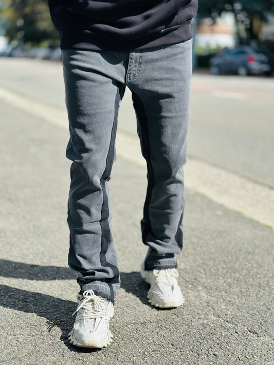JEANS FLARE MARCO GRIS