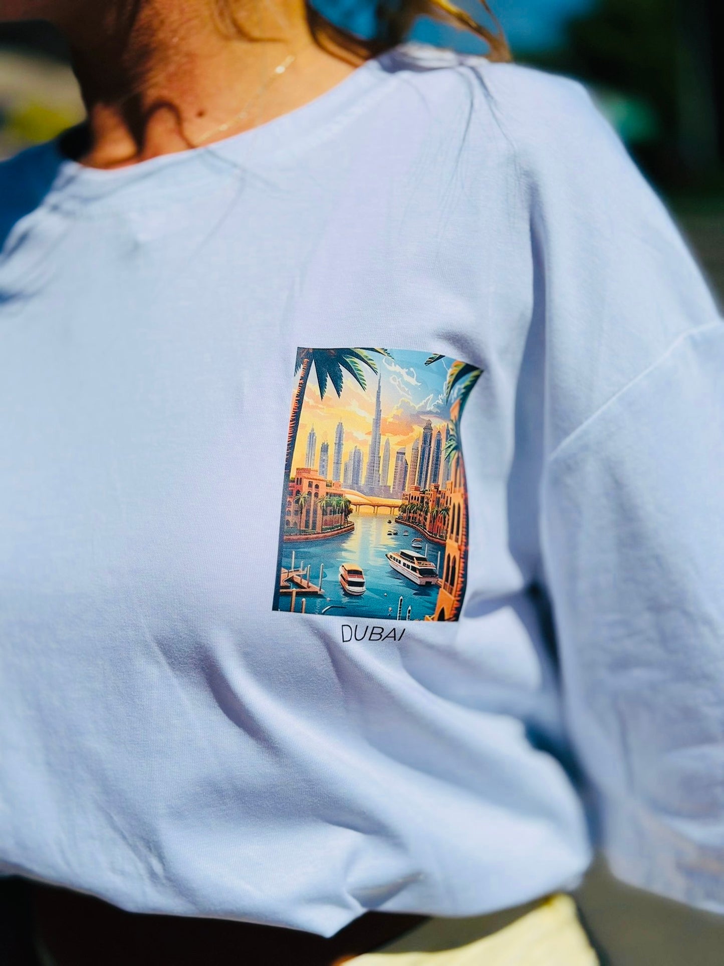 Tee-shirts « DUBAI » BLANC
