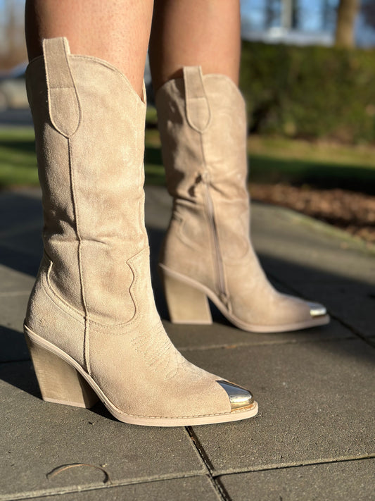 Santiags « MILLA » BEIGE