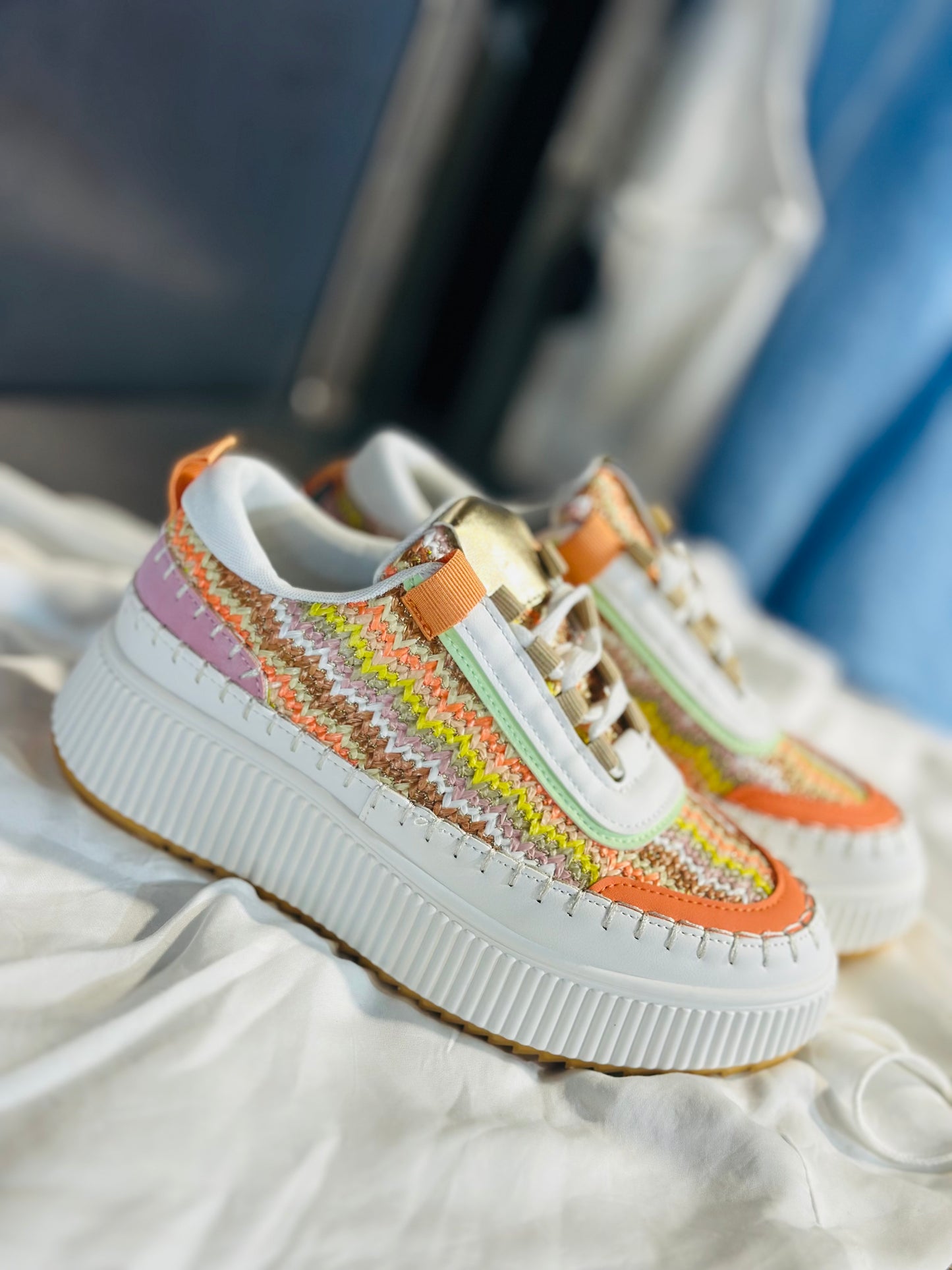 SNEAKERS « DINA » ORANGE