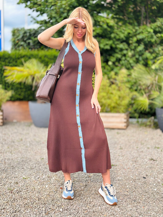 Robe « ANAÏS » CHOCO