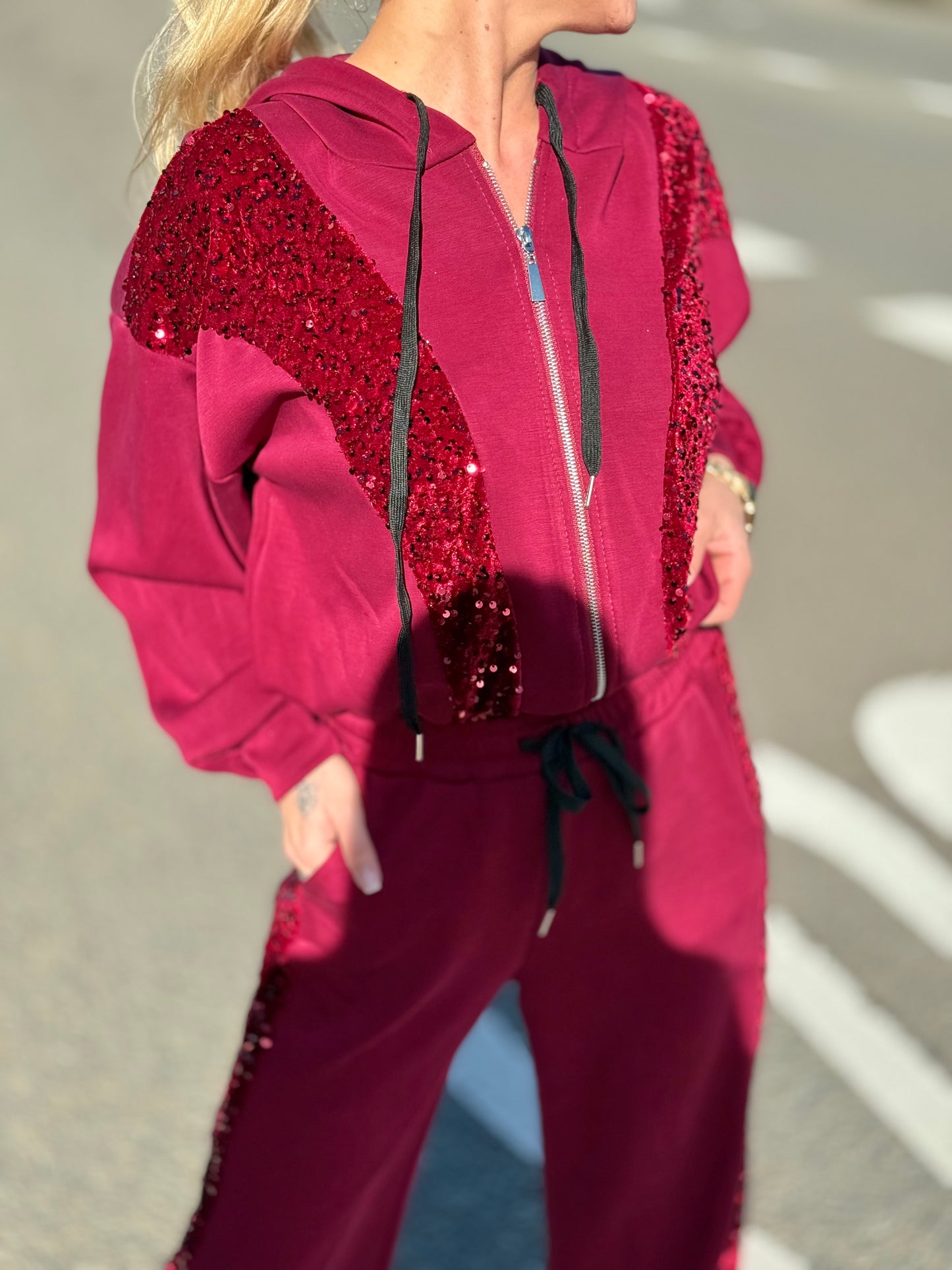 Veste « JENNA » BORDEAUX