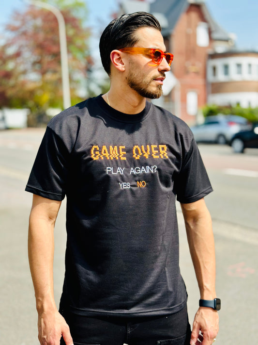 T SHIRT NOIR GAME OVER