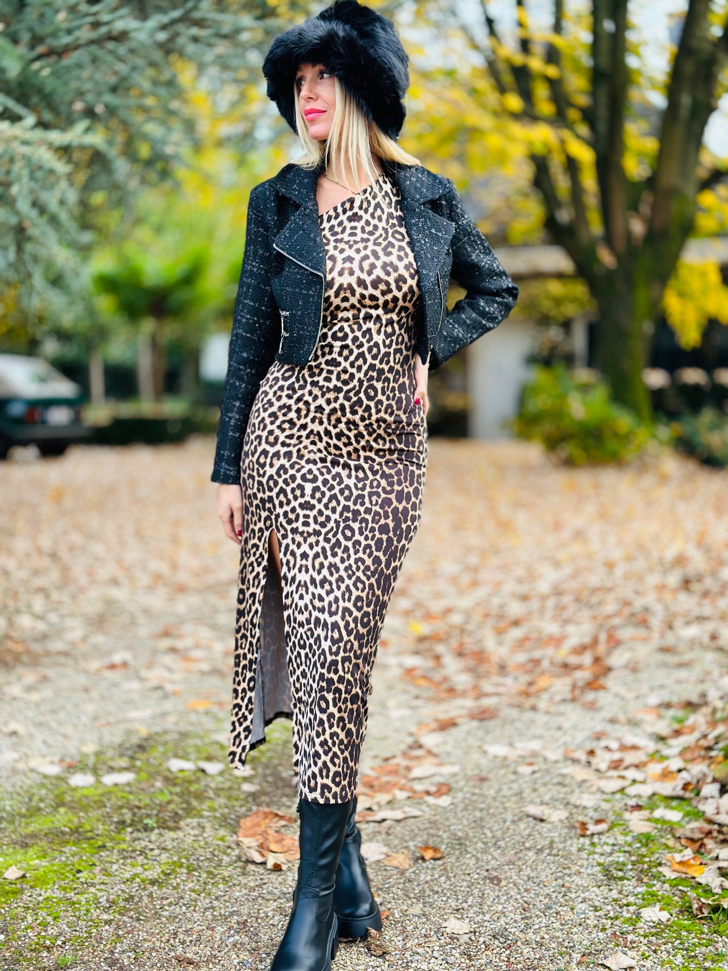 ROBE LOUISE LÉOPARD