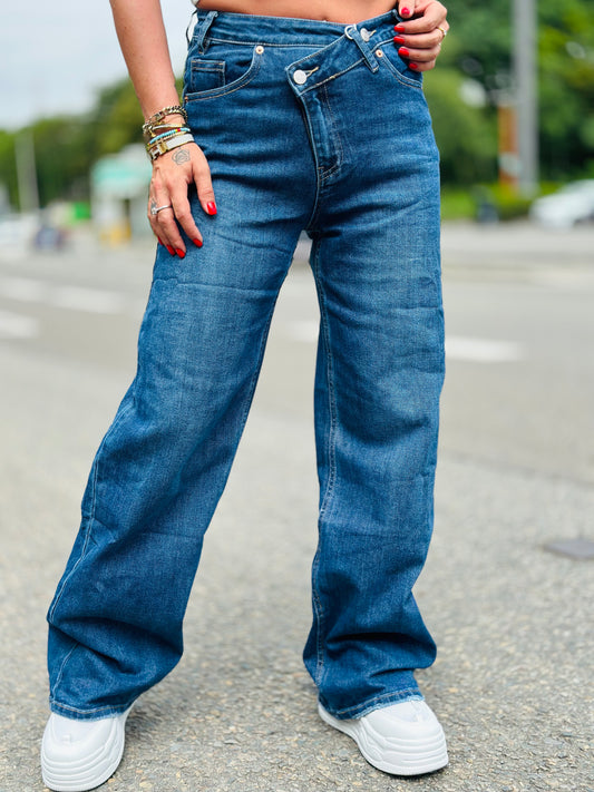 Jeans « SARAH » BLEU FONCÉ