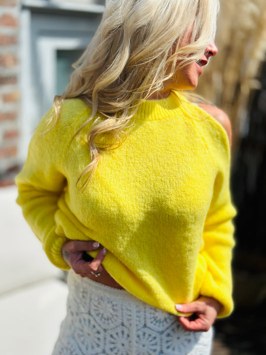 Pull « SEVENTY » JAUNE