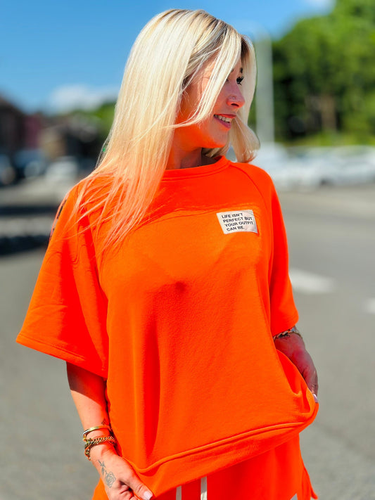 Sweat « OUTFIT » ORANGE