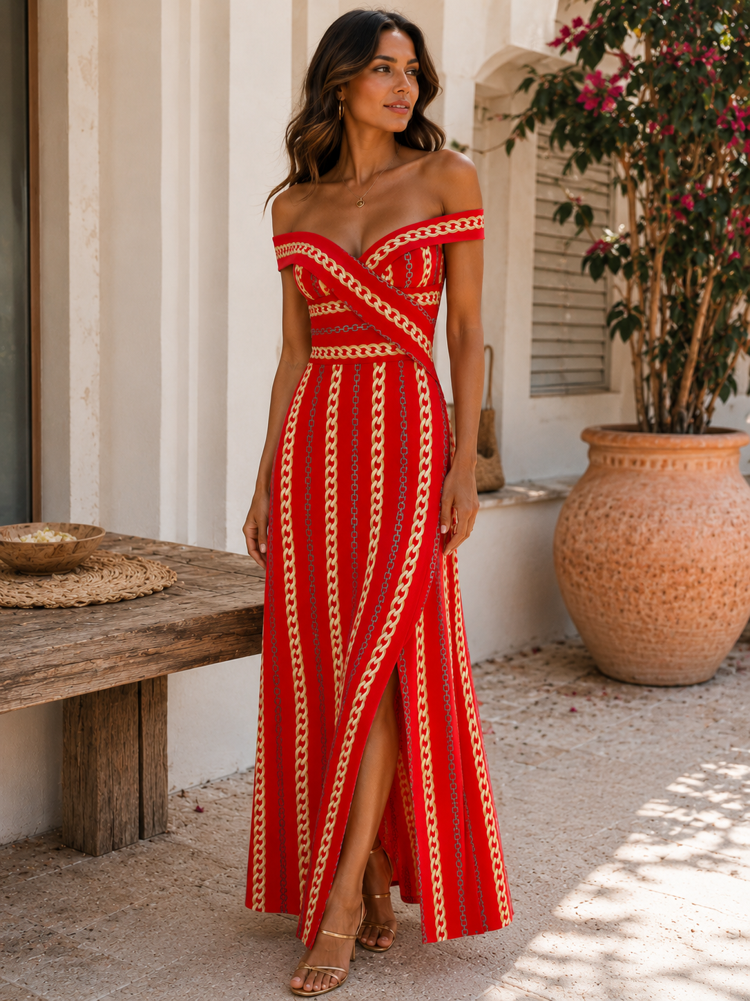 Robe «Cavalina» rouge