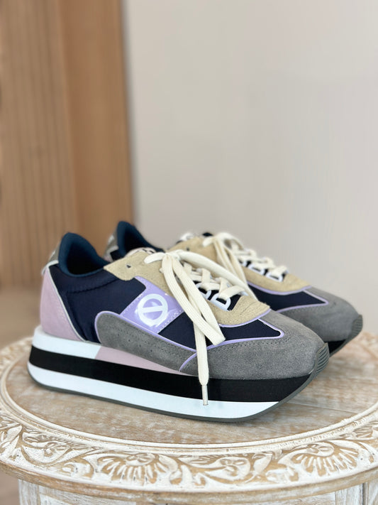 SNEAKERS NØ NAME BOOM JOGGER ARDOISE/D.NAVY