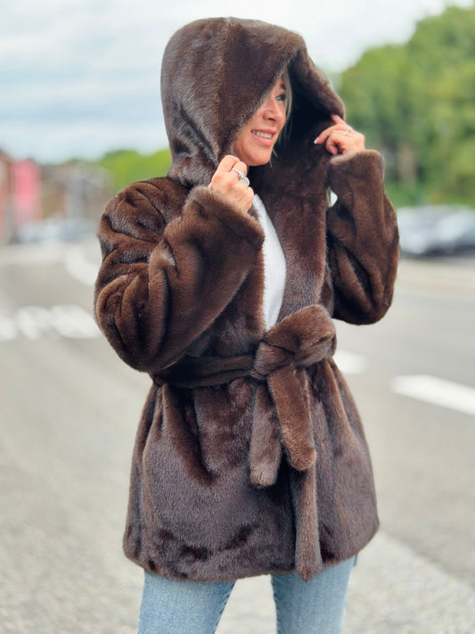 Manteau « ROULIETTE » CHOCO