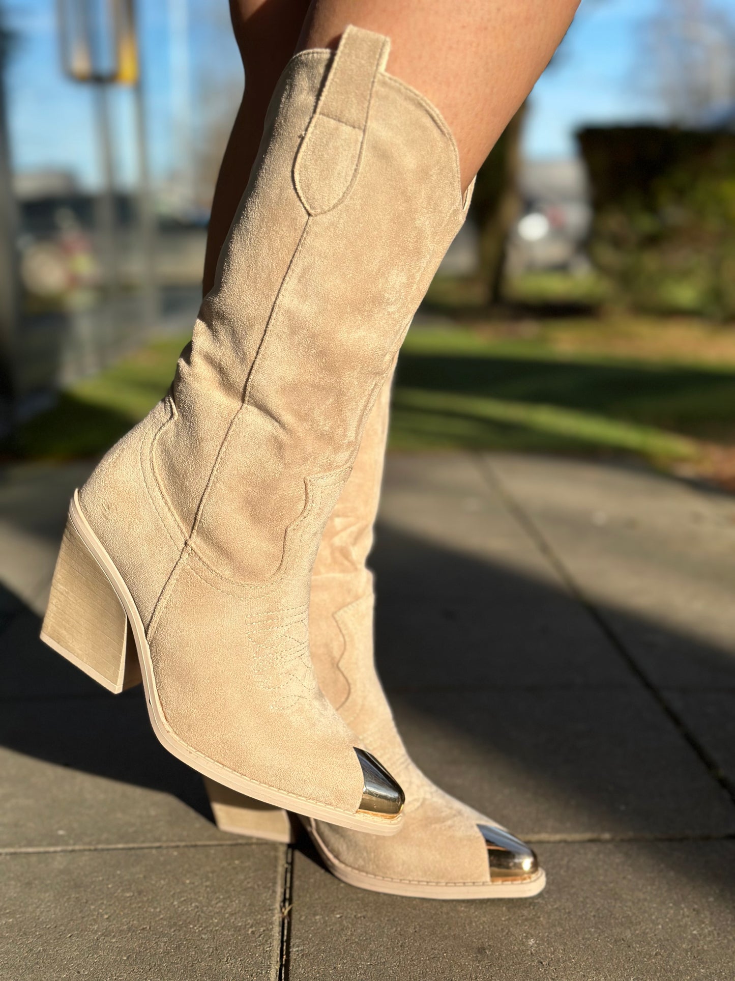 Santiags « MILLA » BEIGE