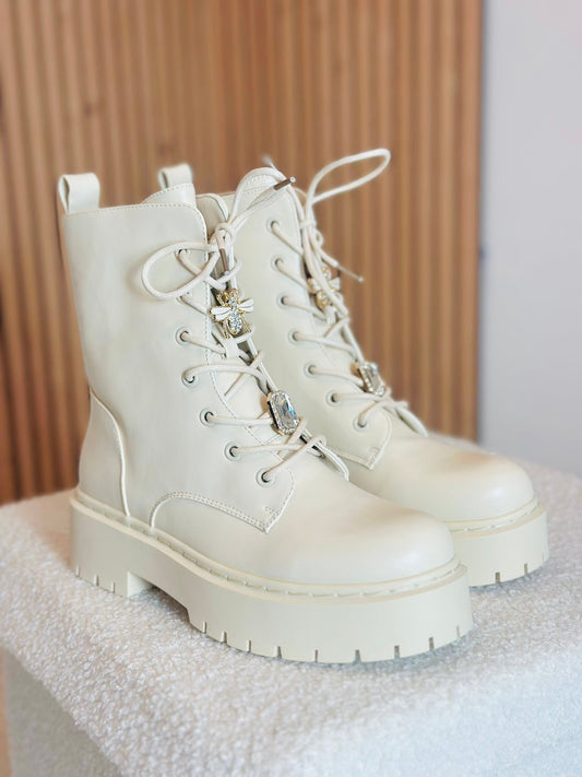 Bottines « KYLIE BEIGE »