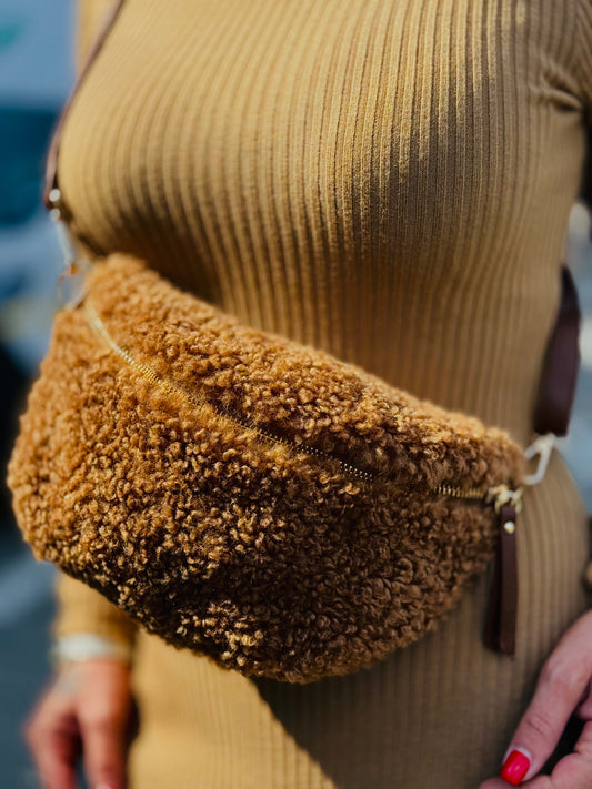 Sac banane camel