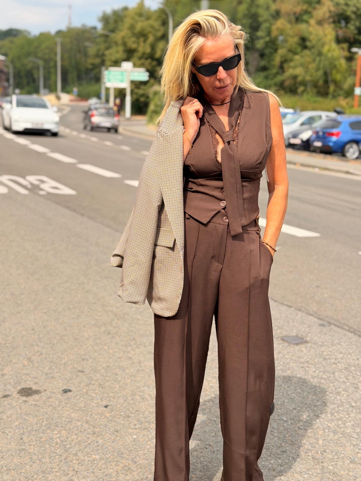 Ensemble «Nadine» choco