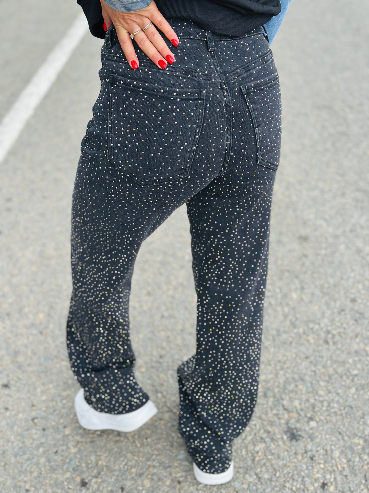 Jeans « STRASSY » NOIR