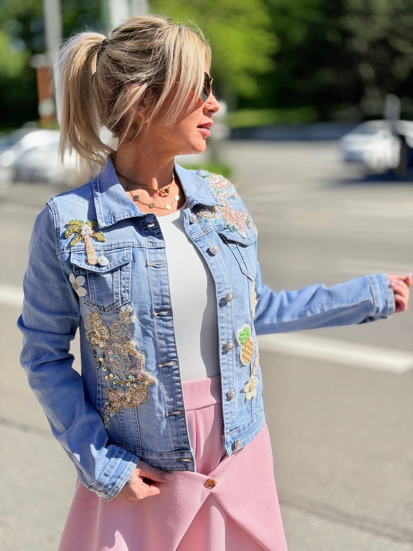Veste «Perlina» jeans