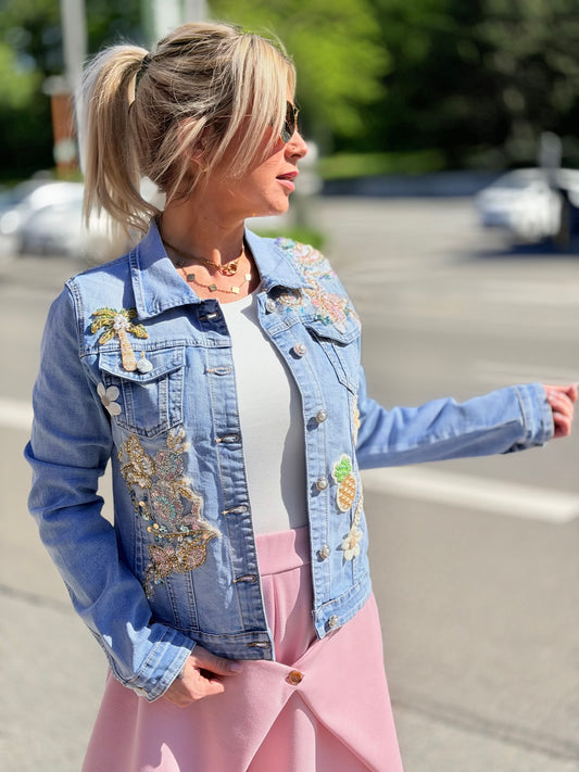 Veste «Perlina» jeans