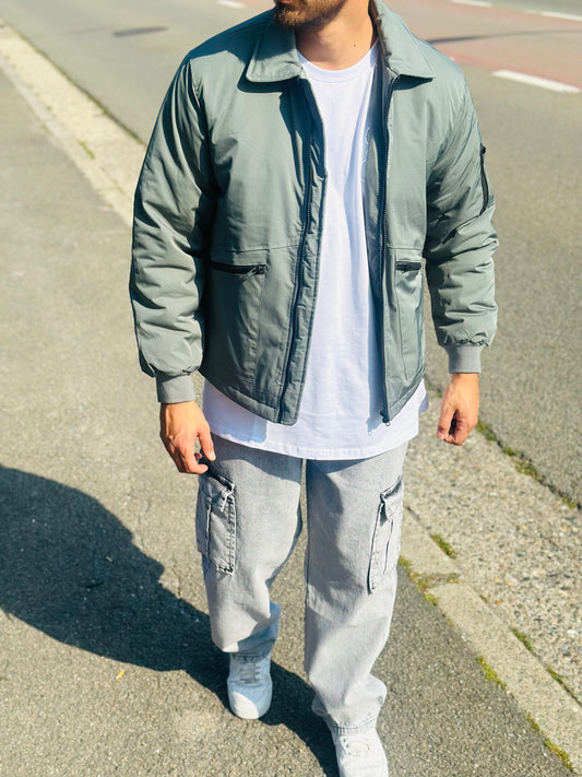 VESTE ALEX GRIS/VERT