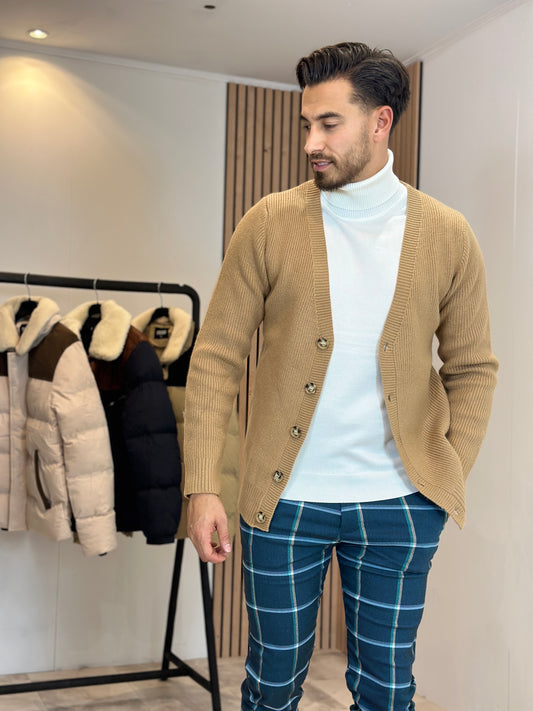 CARDIGAN CAMEL