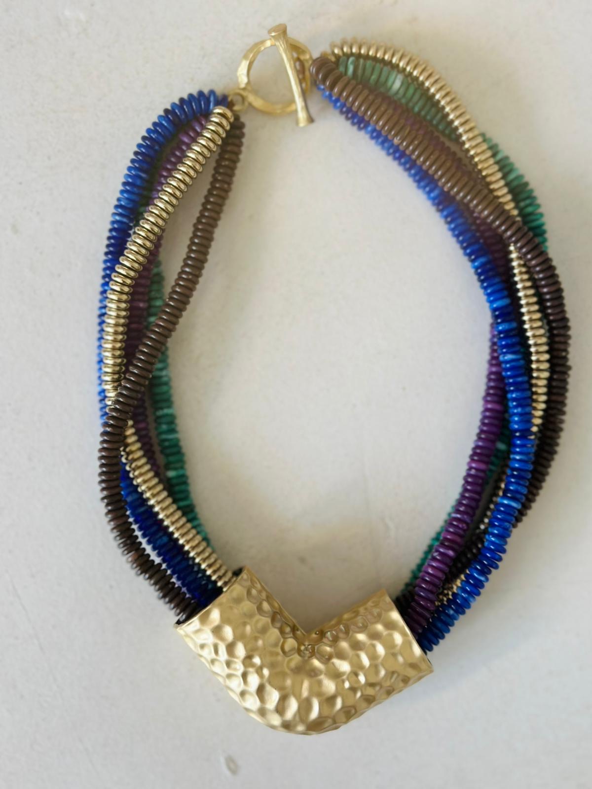 Collier «  LIVIA » BLEU