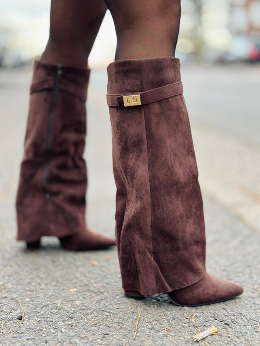 Bottes « LISE » CHOCO