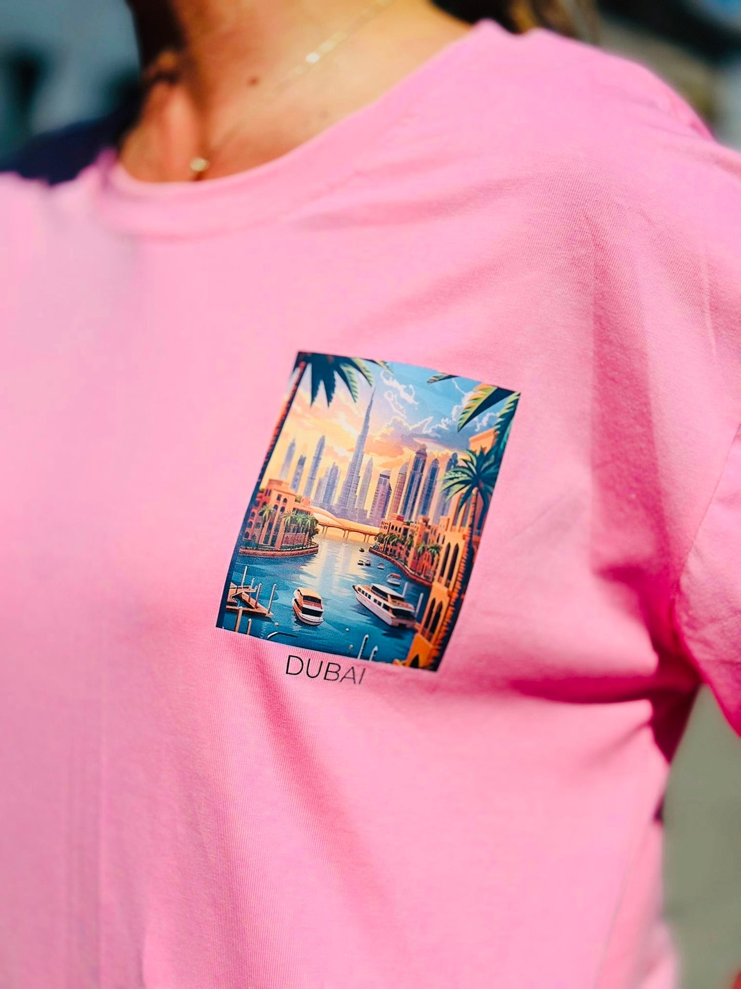 Tee-shirts « DUBAI » ROSE