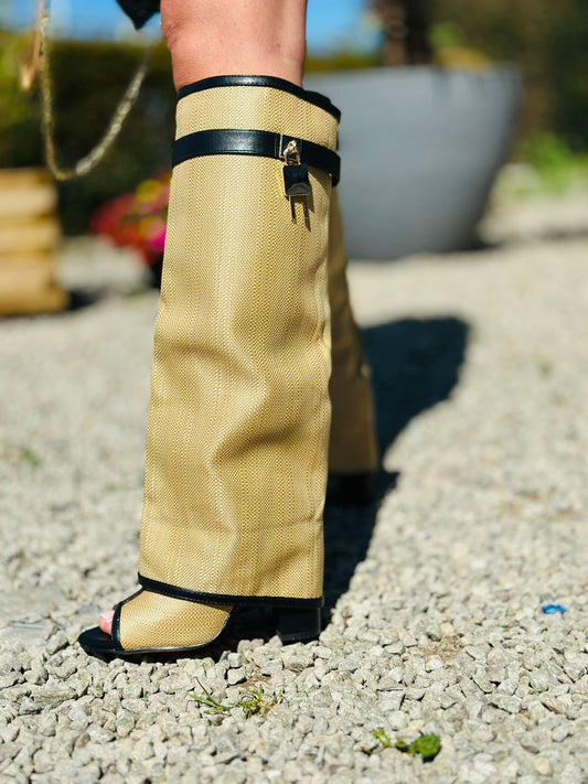 Bottes « CARLA » BEIGE