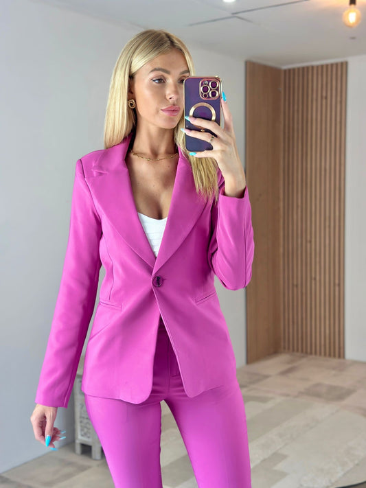 BLAZER MARINA FUSHIA