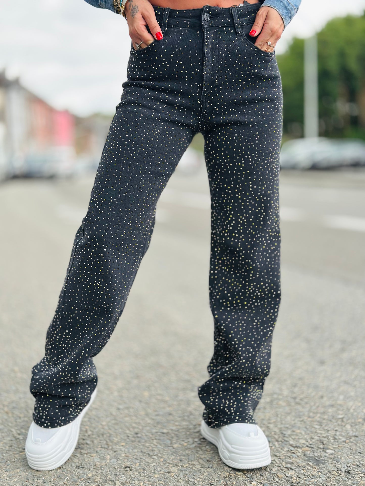 Jeans « STRASSY » NOIR