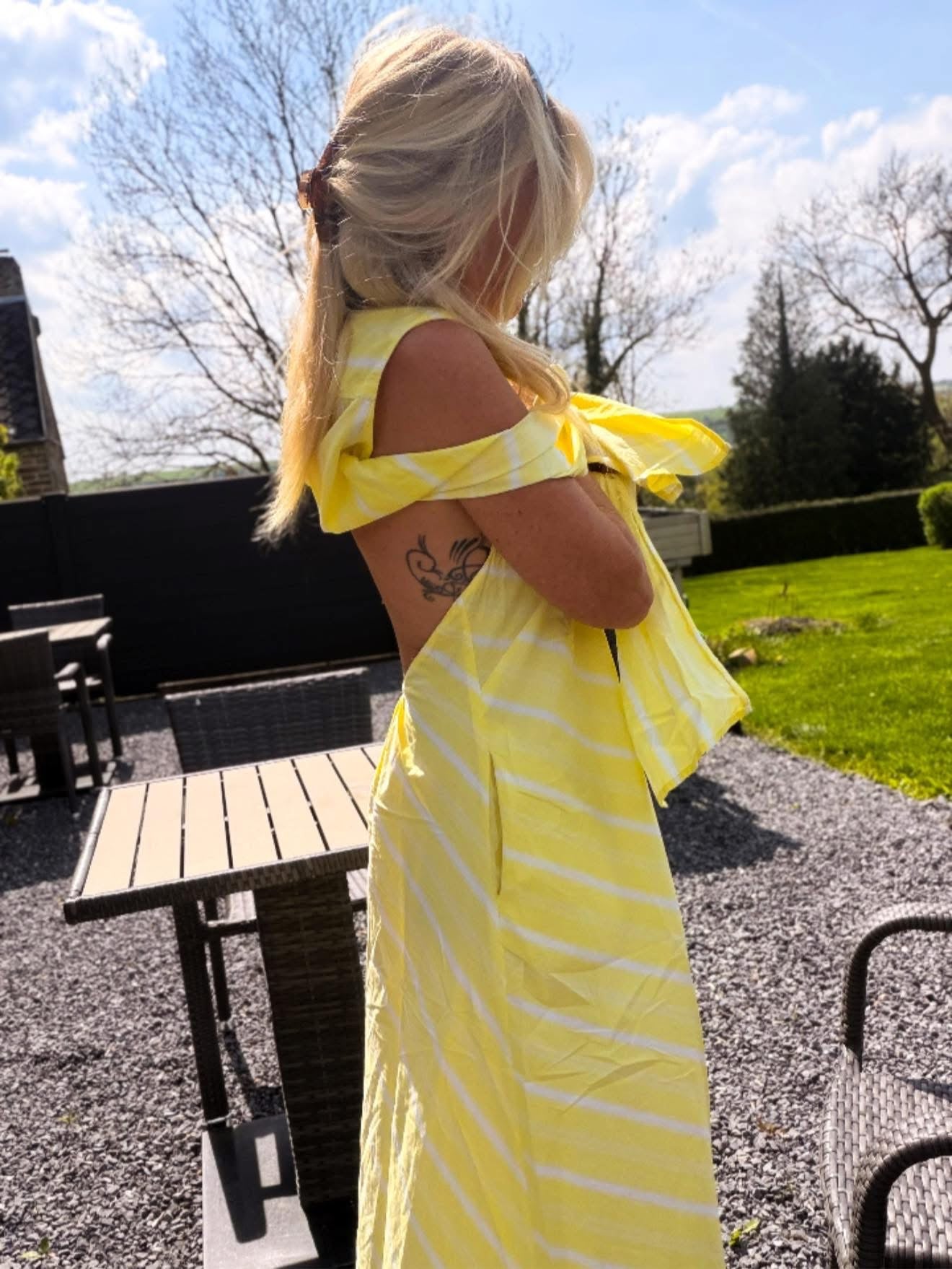 Robe "Apolline " Jaune