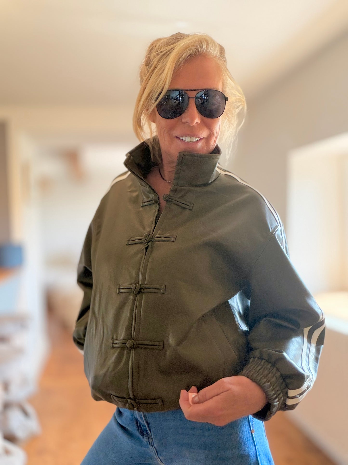 Veste simili "Addi" kaki