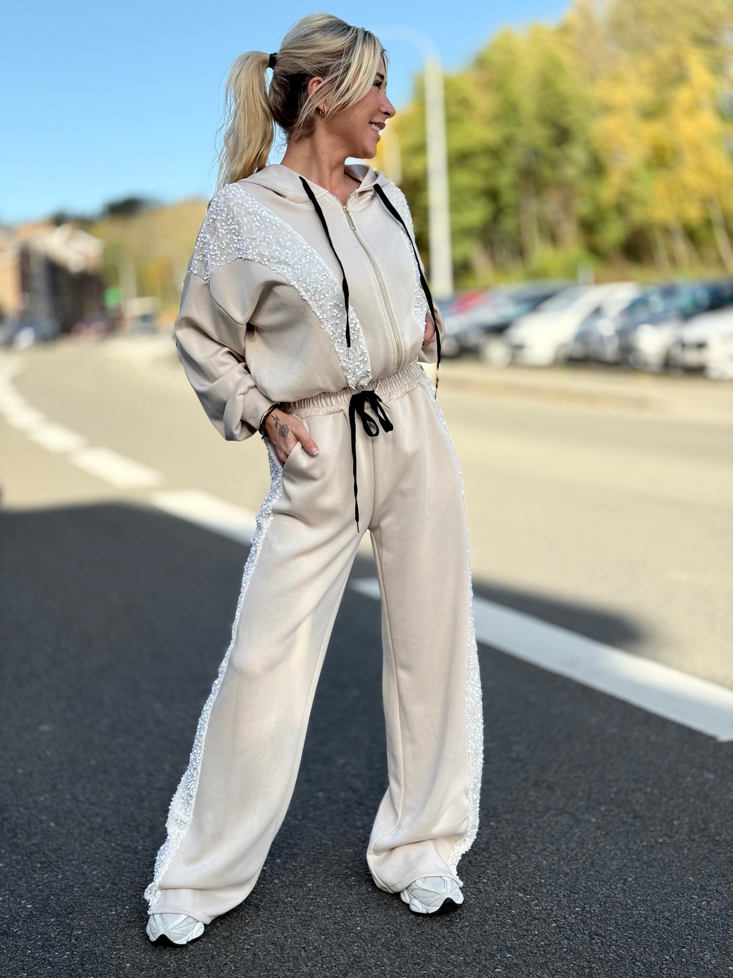 Pantalon « JENNA » BEIGE