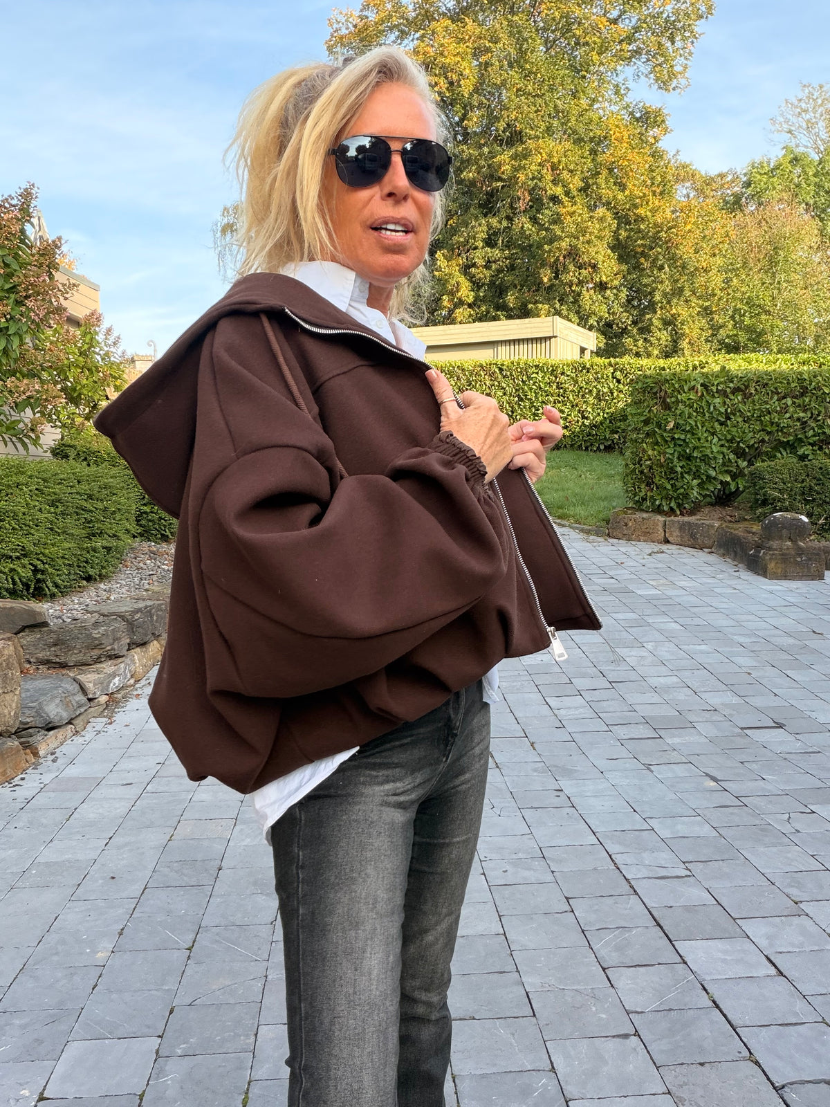 BOMBER UNI LAINEUX "JOE" COLORIS MARRON