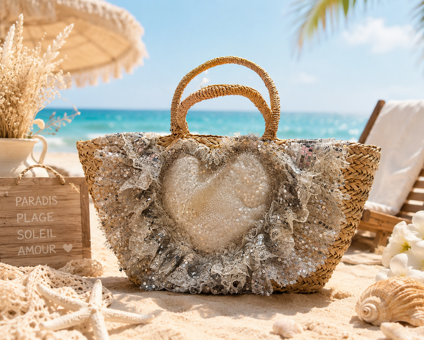 Sac «Panier» cœur