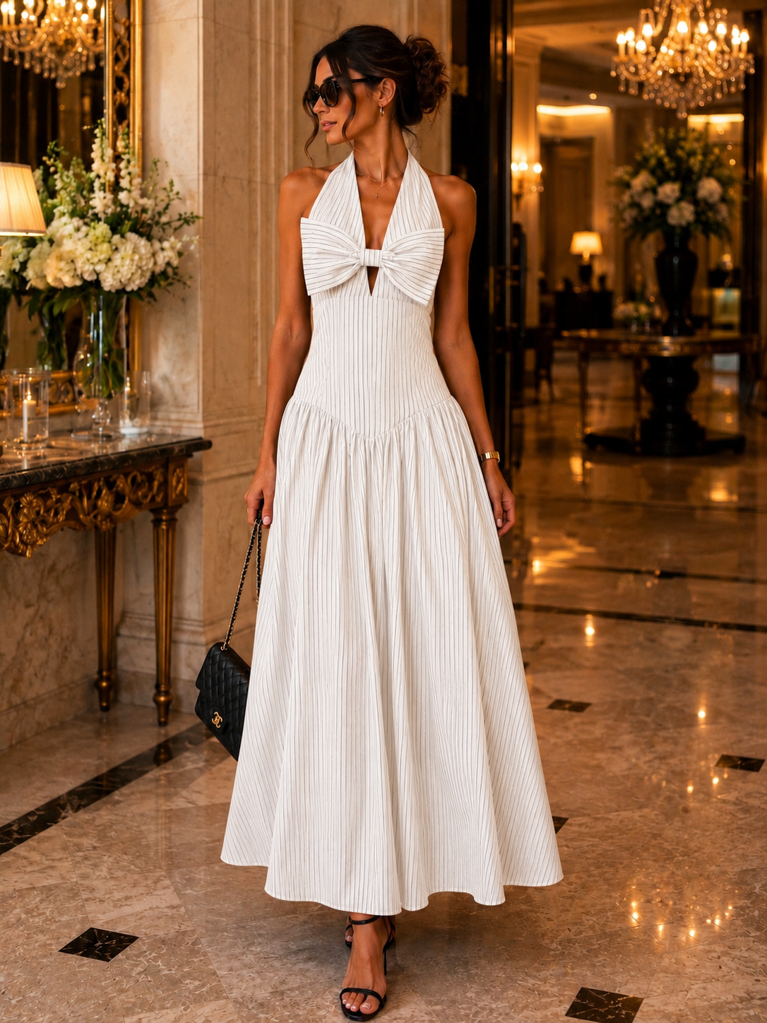 Robe longue «Santina»