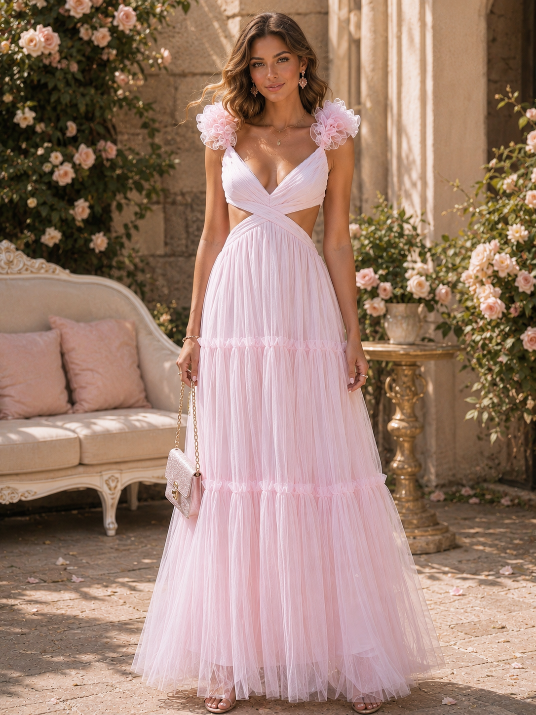 Robe «Karina» rose