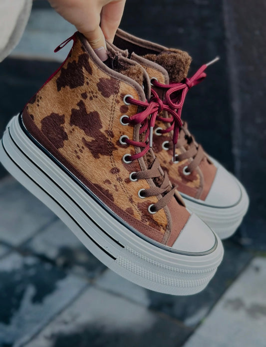 Sneakers « VACHETTE » CHOCO
