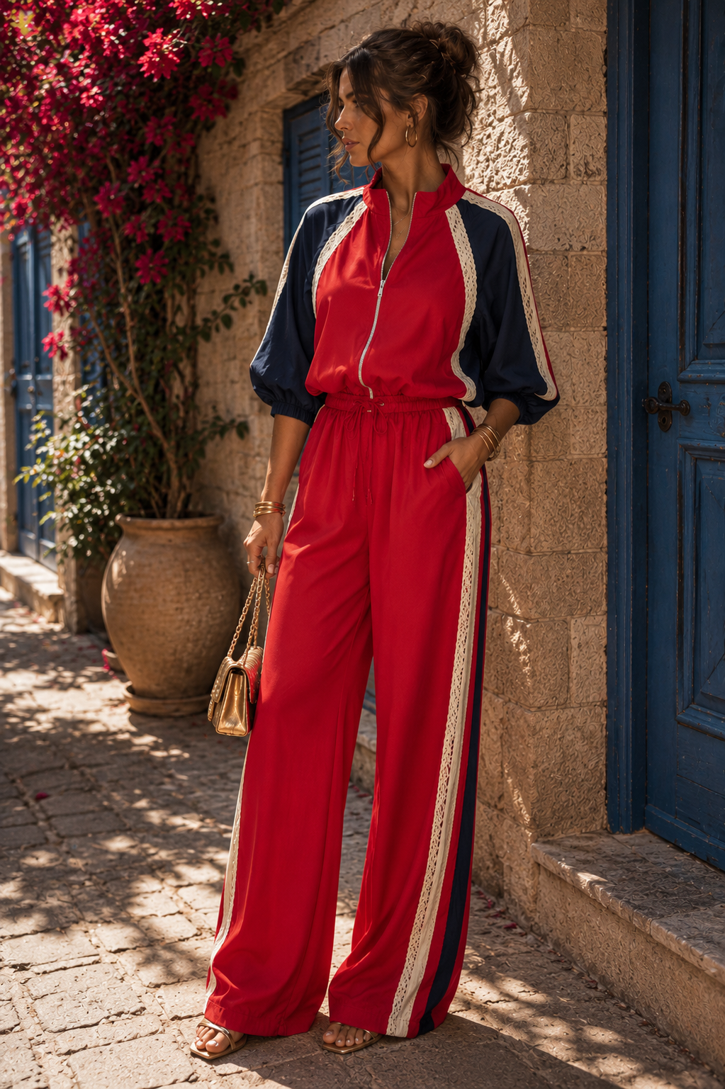 Ensemble «Ariana» rouge