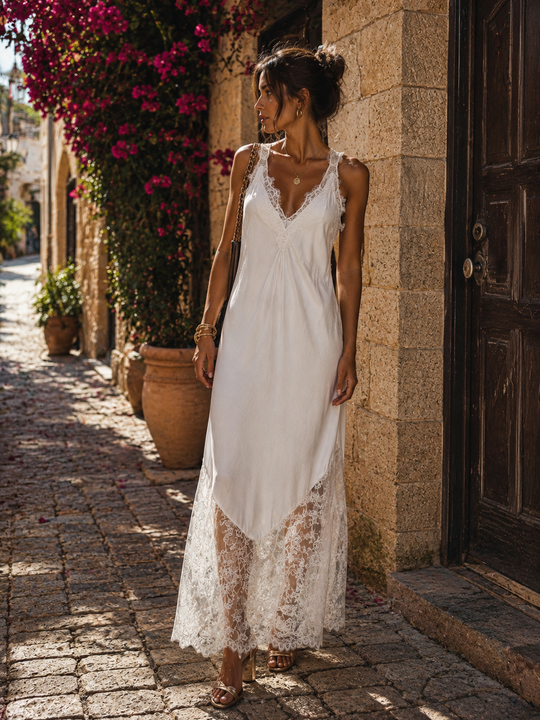 Robe «Valentina» beige