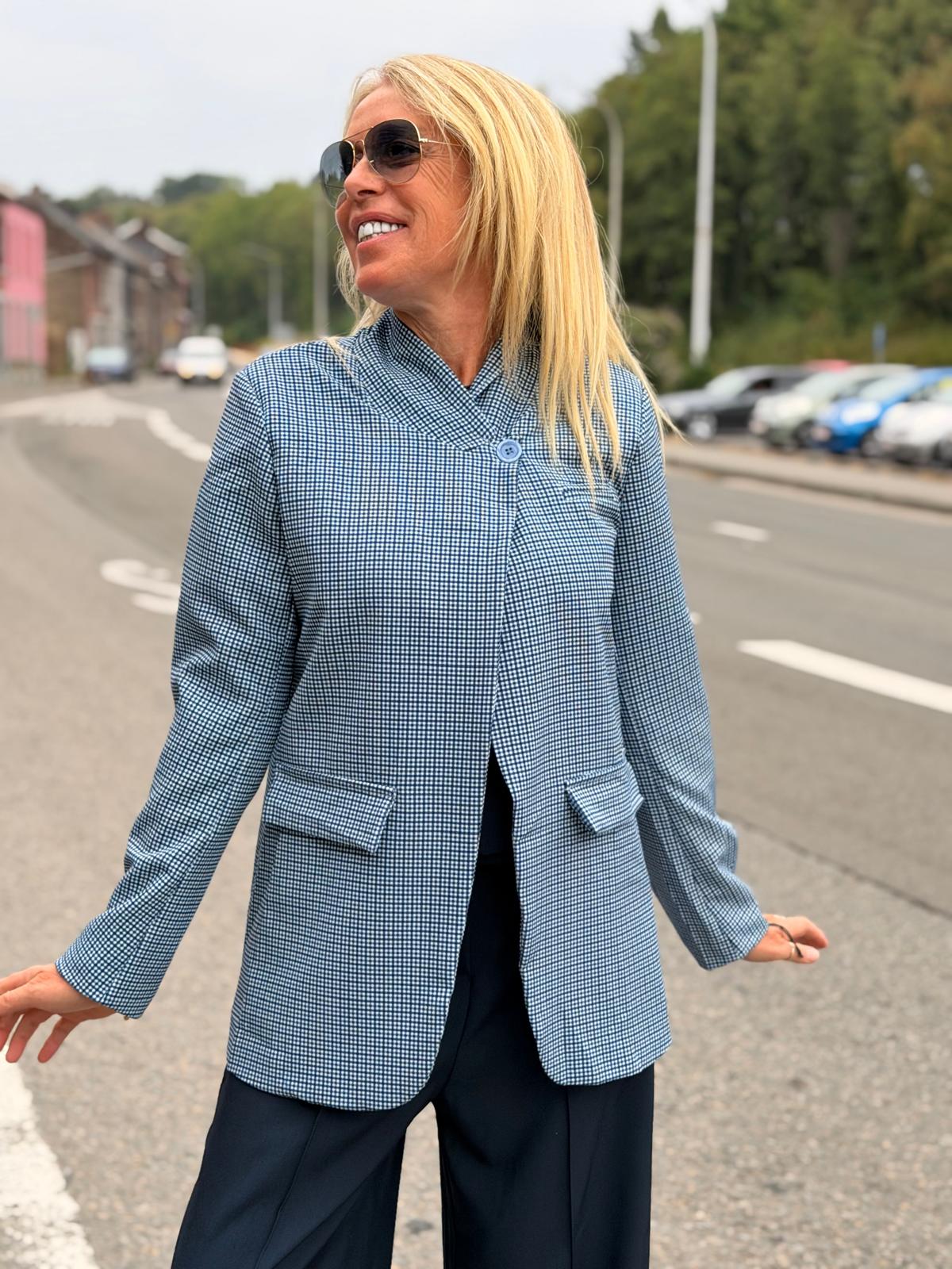 Blazer «Zaya» bleu